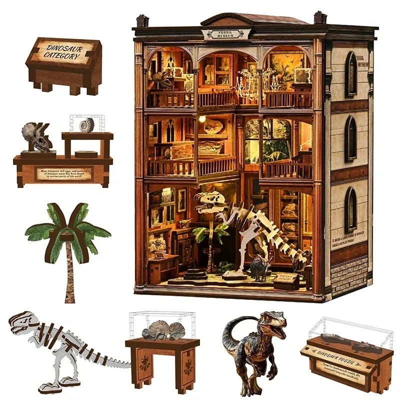Diy Wooden Book Nook Kit Shelf Insert - DIY Book Nook Shelf Insert Kit