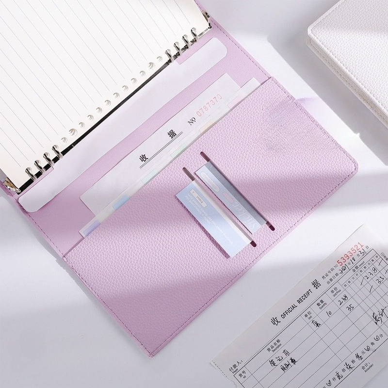 A5  Soft PU DIY Binder Photoca - đánh giá và giá Vintage Leather Journal Notebook
