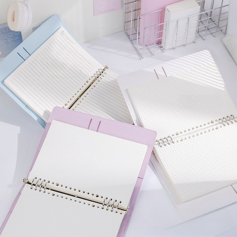 A5  Soft PU DIY Binder Photoca - đánh giá và giá Vintage Leather Journal Notebook