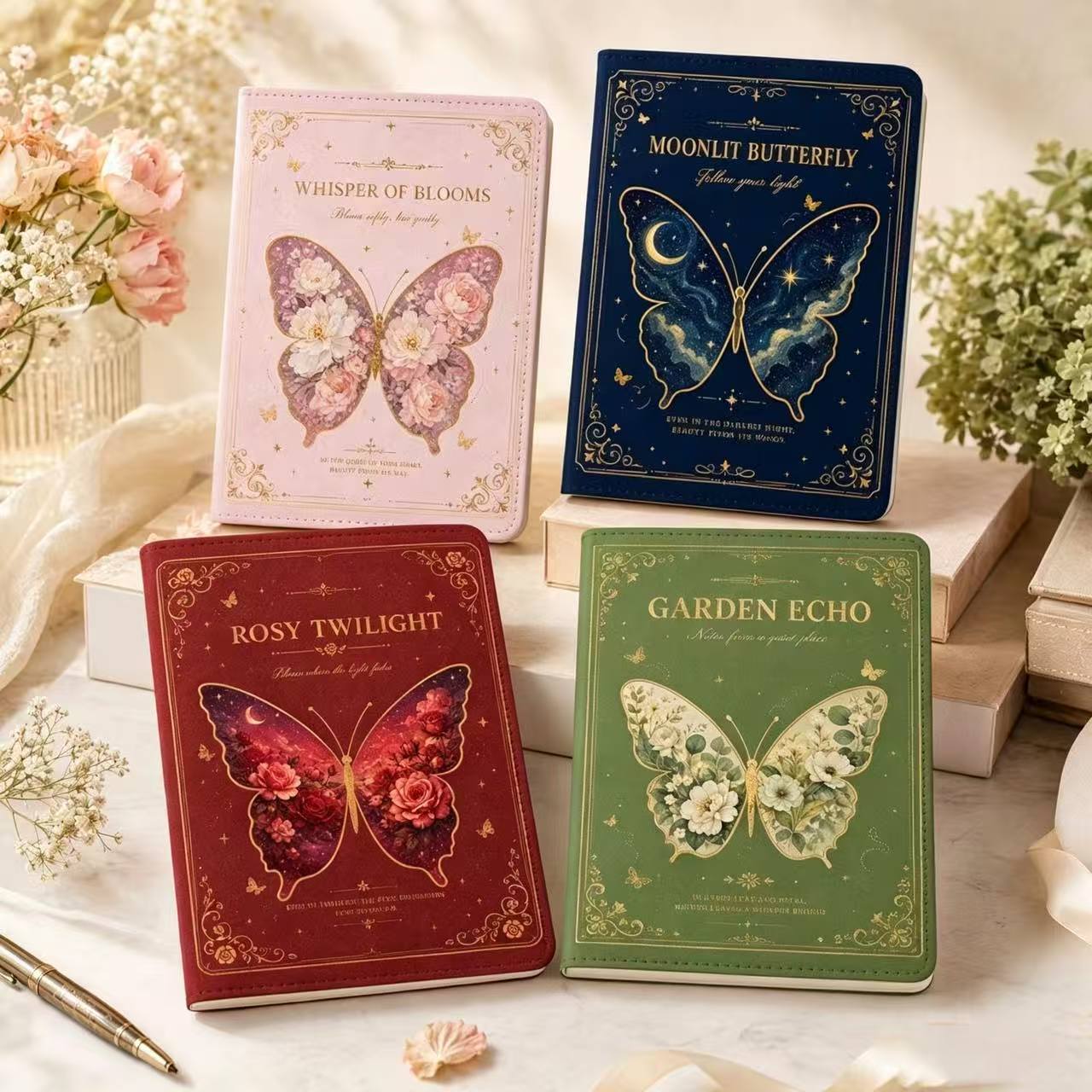 Vintage Butterfly Leather Note - đánh giá và giá Vintage Leather Journal Notebook