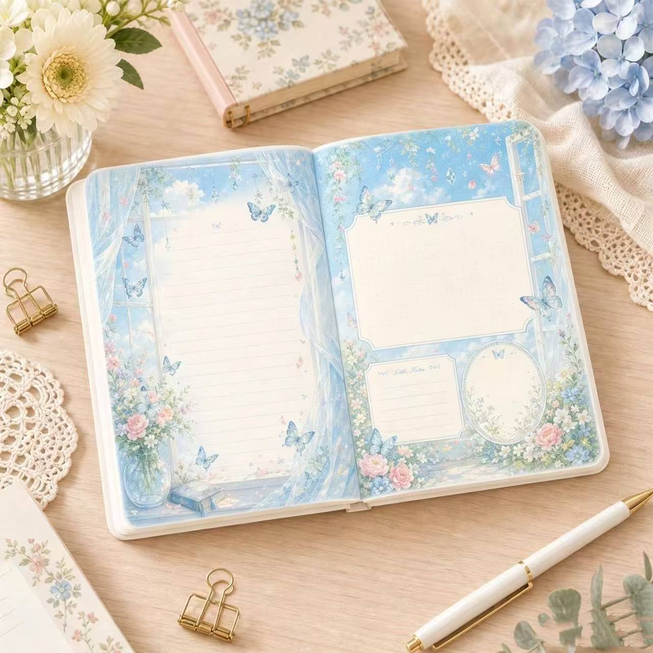 Vintage Butterfly Leather Note - đánh giá và giá Vintage Leather Journal Notebook