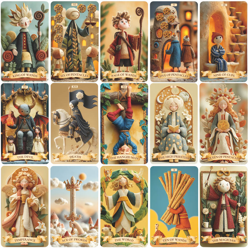 78 Tarot Cards Set, 13x8 Cm Th - đánh giá và giá Tarot Deck With Guidebook