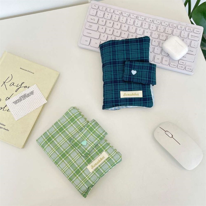 Green White Gingham Hand-journ - đánh giá và giá Stationery Books