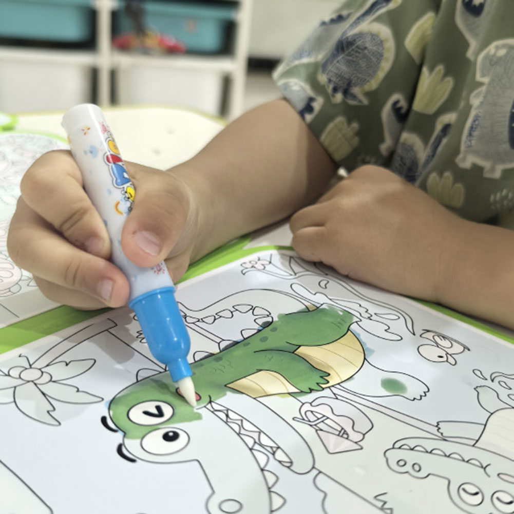 Kids Magics Clear Water Colori - đánh giá và giá Reusable Water Magic Coloring Book