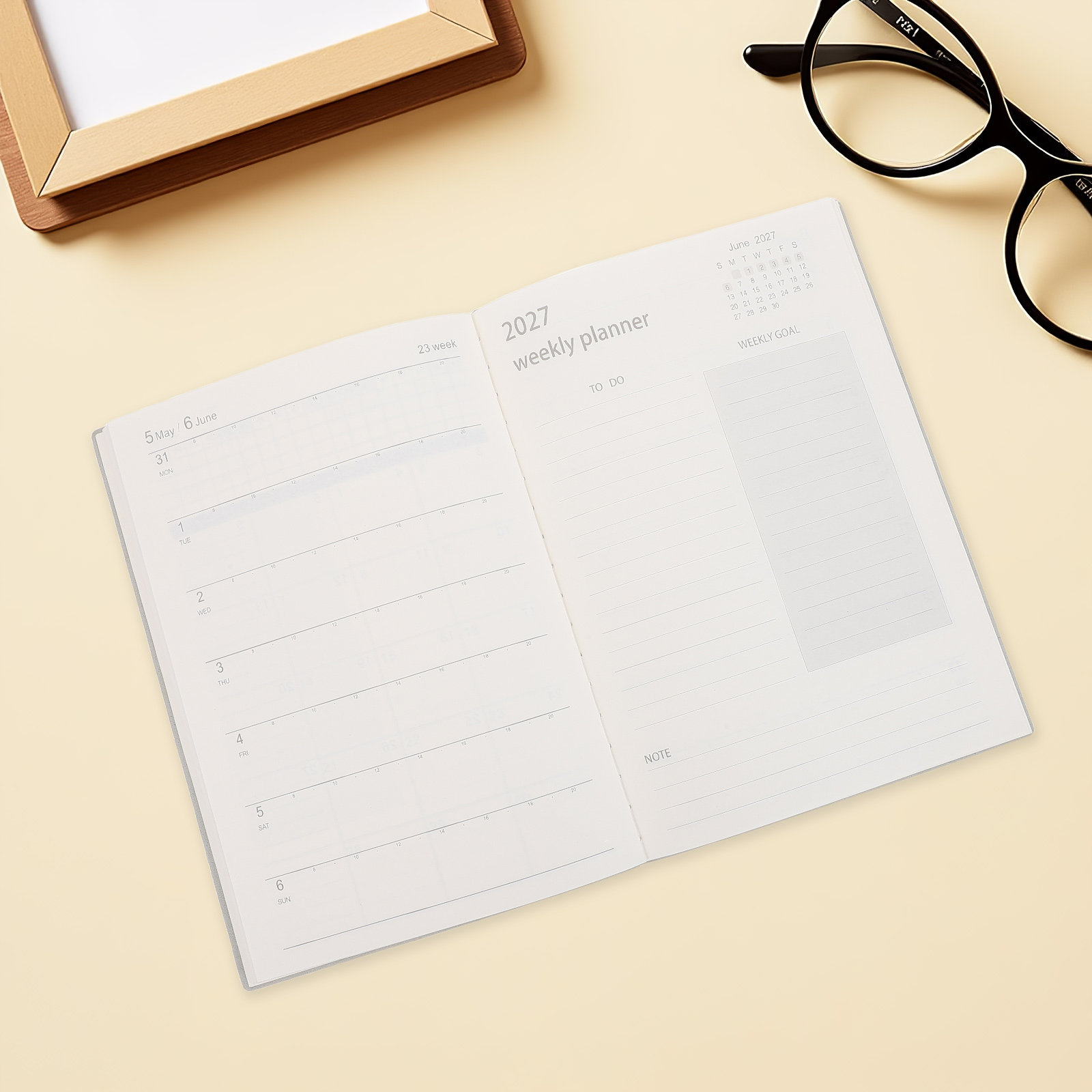 2027 Professional Planner Note - đánh giá và giá A5 Spiral Dotted Grid Notebook