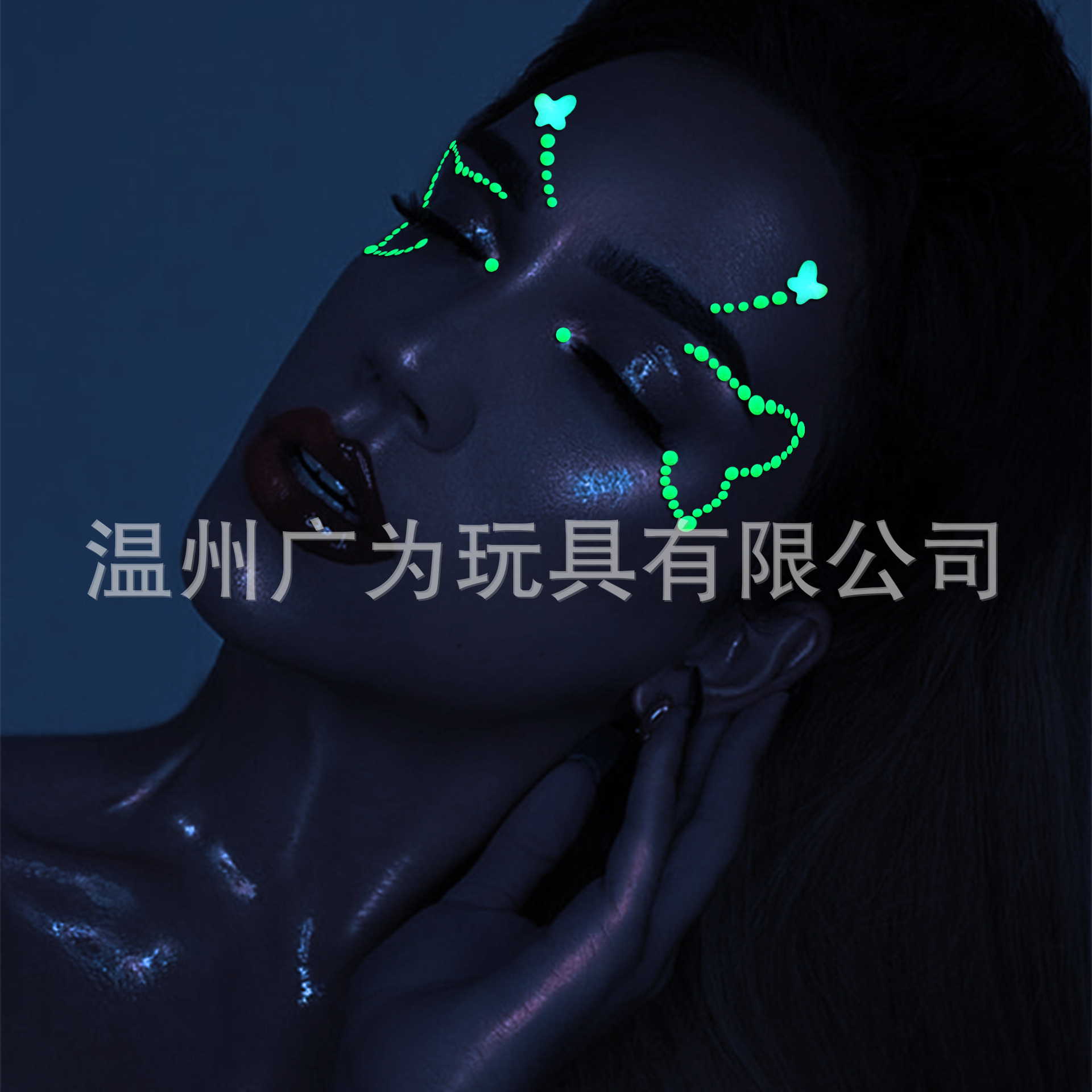 Style Glow Face Tattoos Hallow - đánh giá và giá Music
