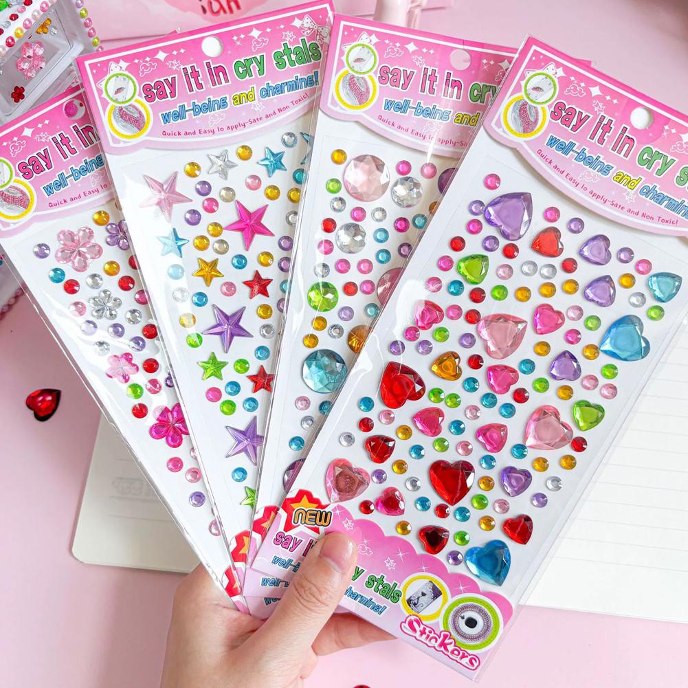 Self-Adhesive Face Rhinestones - đánh giá và giá Music