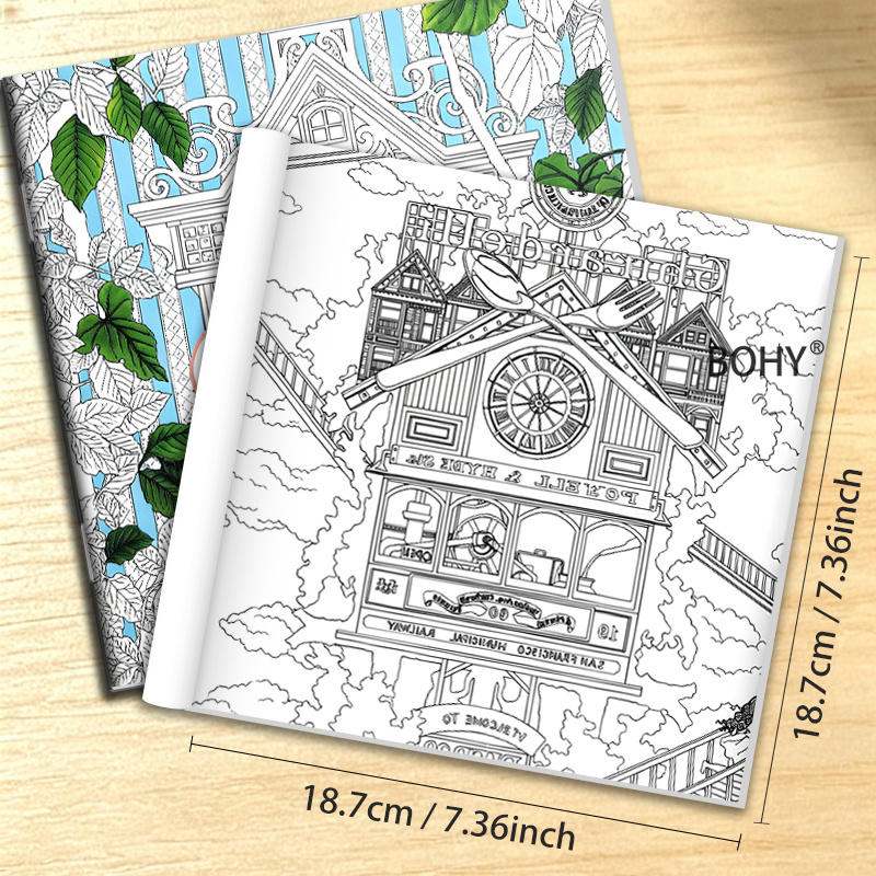 1 Time Travel Themed Coloring  - đánh giá và giá Adult Coloring Book Stress Relief